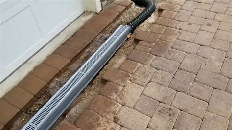 chanel drain bent need to be fix|channel drain installation tips.